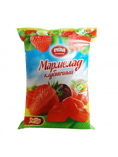 Мармелад фас. Клубничный с соком 300г Кр.Пищевик Мармелад фас. Клубничный с соком 300г Кр.Пищевик